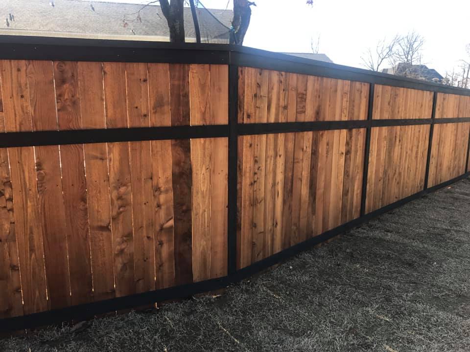 wood fencing