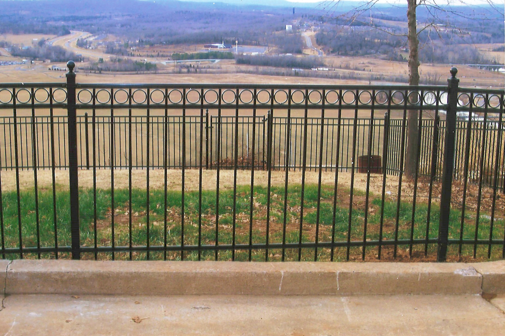 ornamental iron fence